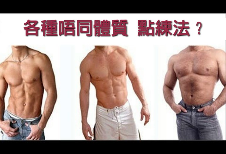 不同體質，體型人士的訓練方法
