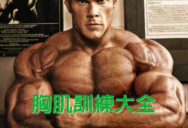 胸肌訓練大全