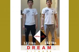 【Dream Fitness 學員成功個案，Gary 10星期增肌增重20lb】