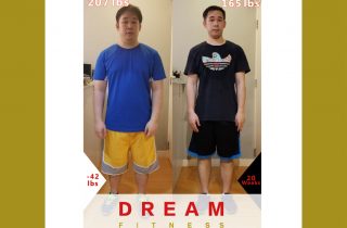 Dream Fitness學員邦20星期激減42磅