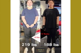 Dream Fitness 學員成功個案，學員Charmaine 12 星期激減 31 lb