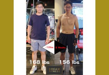 Dream Fitness 學員成功個案，學員 Po 八星增肌減脂實錄